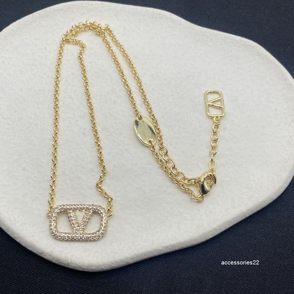 Pendant Necklaces Fashion brand gold diamond necklace designer designed for women Christmas gifts