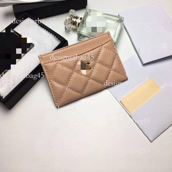 Niche Caviar Multi Card Slot Wallet Summer New Quilted Multi Functional designer bag Clutch Luxury handbag Simple Women S Bag