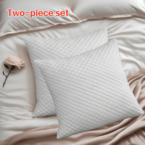 2-Pack Light Luxury American Style Decorative Throw Pillow | Polyester Filled Cushion for Sofa & Headboard (No Pillowcase Needed)