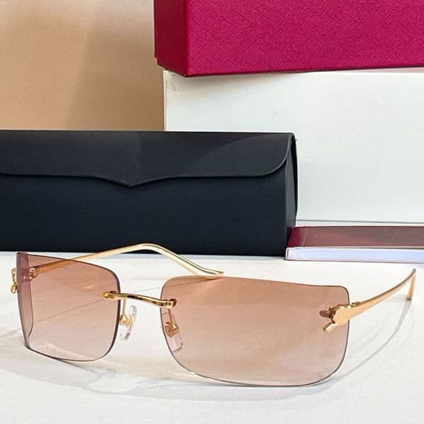 Womens premiere sunglasses mens designer rimless sunglasses CT0503S mens signature sign sunglasses drive coast casual daily style UV400 Protection