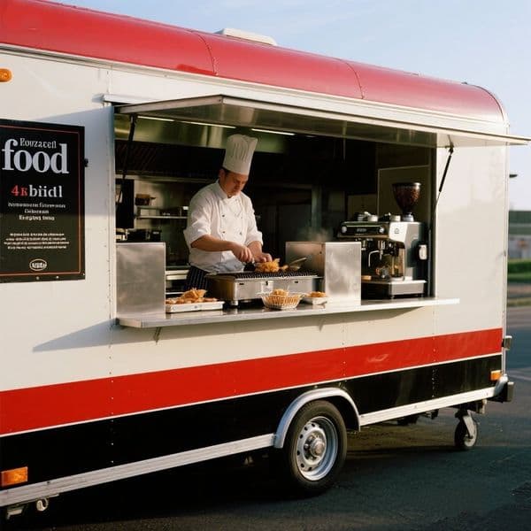 Long Stainless Steel Froulotte Bus Mobile Coffee Shop Food Truck Trailer with Full Kitchen Equipments for Sale Spain