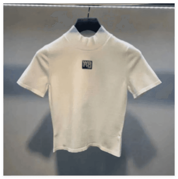 Women's T-Shirt Knitted O Neck Short Slve T-shirt Women Y2k Tops Solid Slim Crop Top Vestidos Femme Strtwear 2026 New Y250307IAZK