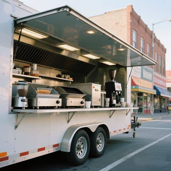 Custom Food Truck Trailer UK Market Certified CE Mobile Kitchen Trailer Gas System Fish and Chips Food Concession Trailers