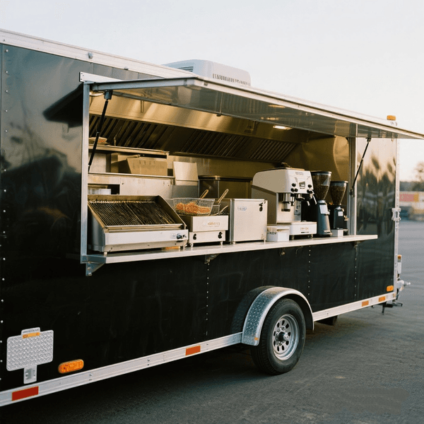 Coffee Van Mobile Food Truck Concession Catering Cart Mobile Coffee Shop Food Trailer Fully Equipped Kitchen for Street Drinks