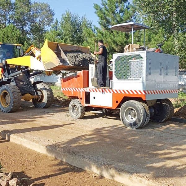 High-Precision Concrete Curb Paver Machine With Smart Material Level Sensor Ceramic Wear-Resistant Mold Auto-Leveling Wheels