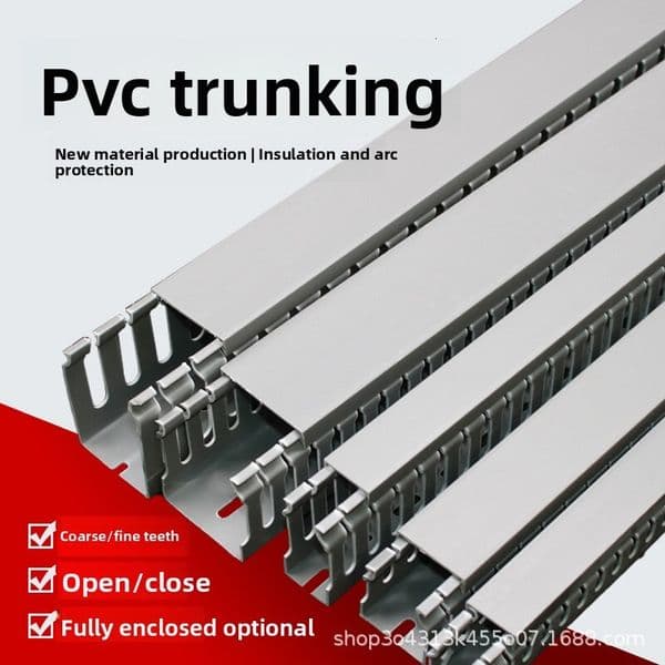 Brand New PVC Eco-friendly Flame Retardant Open Insulated Thickened Plastic Conduit