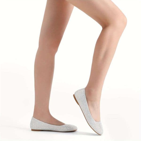 Women's Rhinestone Comfortable Ballet Flat Shoes
