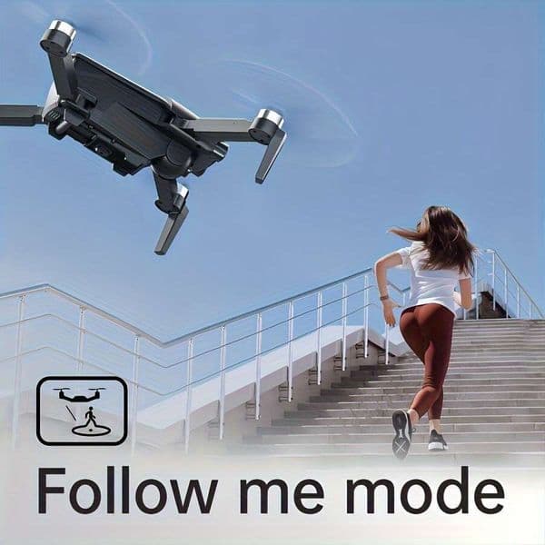H825 Brushless Motor Drones 4K HD Camera Adult, Fold RC Quadcopter With 2 Battery, Auto Return, Follow Me, Fly Around, Beginner Mode For Boy And Girl Beginners