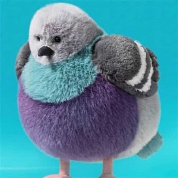 Jellys British Fat Pigeon Plush Dolls Cute Comforting Soft Toy for Children - Personalized Healing Gift