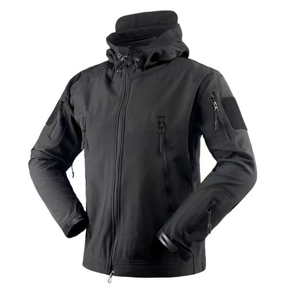 black Men's Clothing designer Jackets Charge jacket men's style waterproof suit windbreaker cold proof suit outerwear oversized 4XL thicken