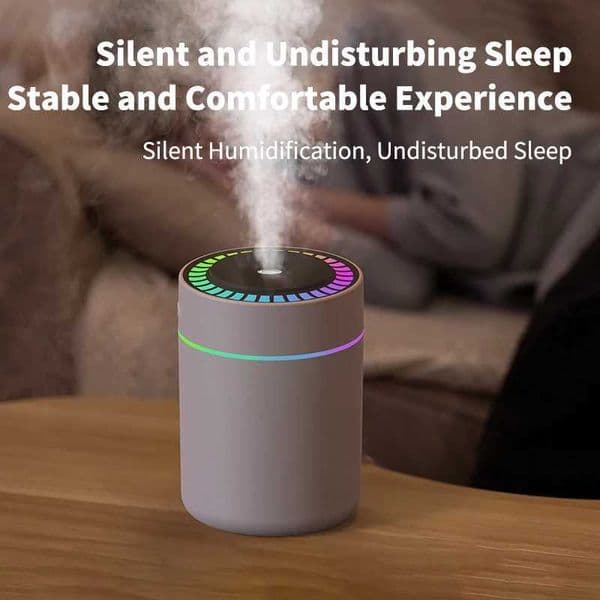 Mini Air Humidifier Usb Aratherapy Diffuser 180ml Essential Oil Purifier Aratherapy Spray Car He Bedro Led Quiet Desktop H251213