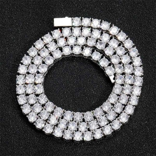 Necklace Plated Necklaces Jewlery Luxury Designer Gold for Women 925 Sterling Silver round Full Diamond Fashion DesignCouple Jewelry gift