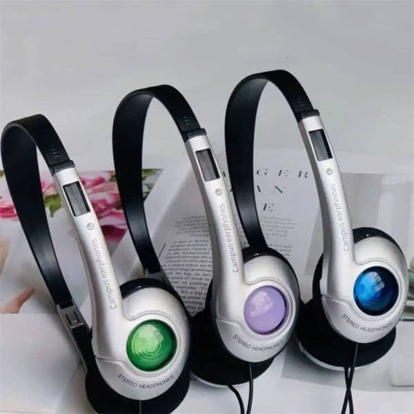 CD Fashion Retro Headset Classic Y2K Wired Headphone Over Ear Earbud 3.5mm Type C Millennium Wind Vintage