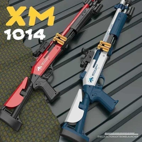 XM1014 Toy Gun Soft Shell Ejection Launcher Foam Dart Pistol Model Manual Plastic Blaster Armas For Kid Adult Outdoor Game X2512161