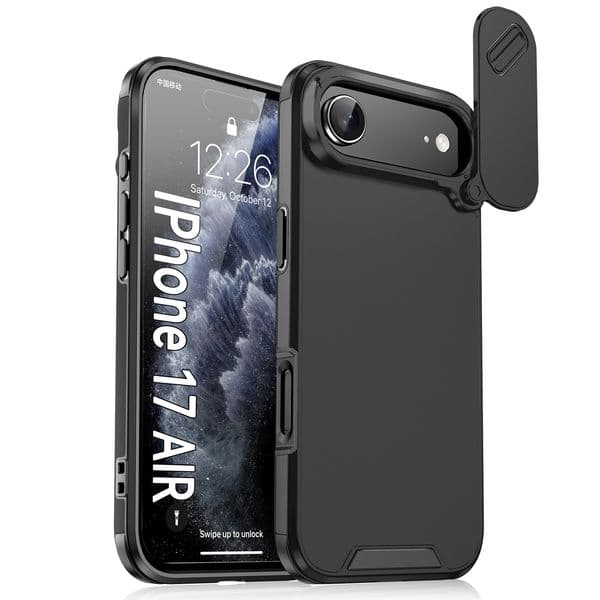Phone Cases For Iphone 17 Air 16E 16 15 14 13 12 11 Pro Plus Max Slide Carema Lens Cover Heavy Duty Rugged Cover Case Fundas