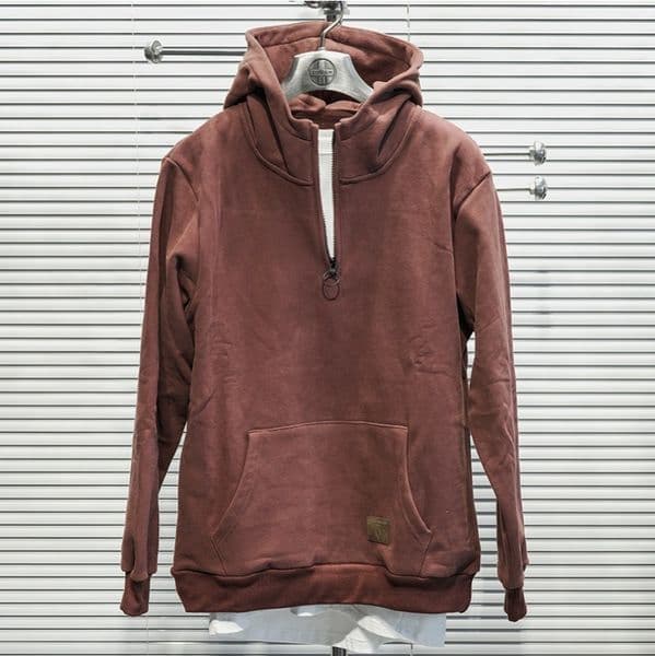 (1426) Autumn and winter new retro washed men printed fleece casual sweatshirt