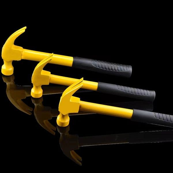 Steel pipe handle claw hammer integrated construction site hammer manufacturer direct sales