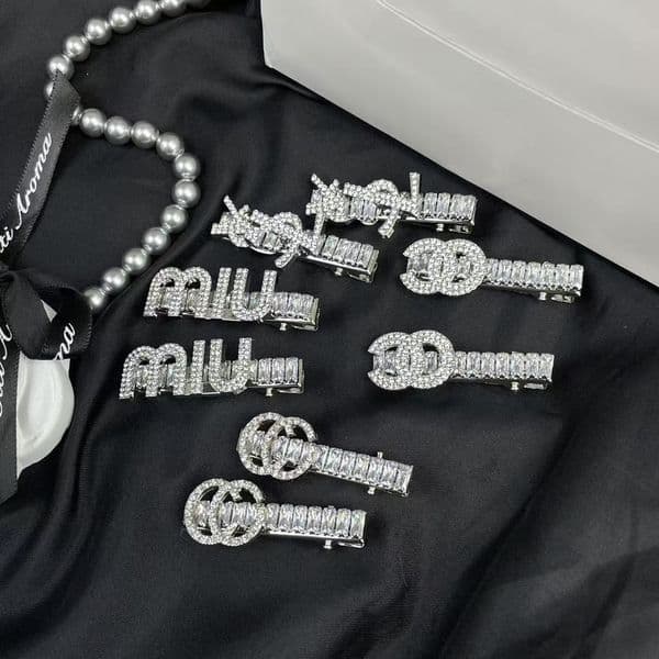 Metal Alloy Hair Clip Designer Jewelry Women BB Clip Hairpin Temperament Side Clip Hairpins Wedding Barrettes Hair Accessories