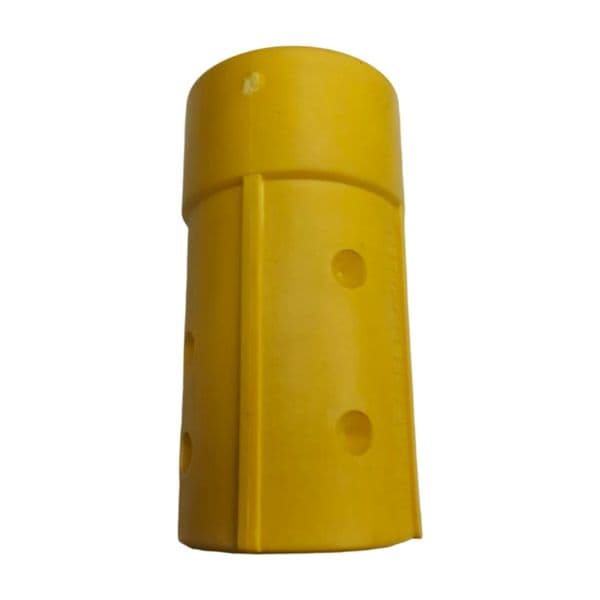 Original equipment manufacturer sandblasted hose fittings with nylon brackets and coarse-threaded connectors