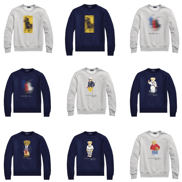 Designer Hoodies Men's Top Quality French Vintage Luxury Printed Sweatshirts Autumn New Fashion Korean Casual Loose Tops