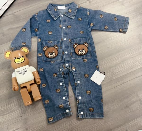 100% Cotton Kids Designer Rompers Baby Boy Girl Top Quality Long Sleeve Clothes Newborn Stripe Spring Autumn Round Collar Jumpsuits Children's Clothing 01