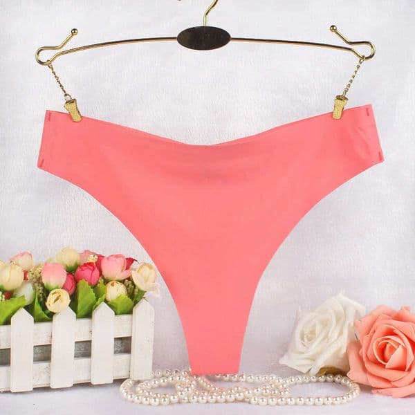 66 Foreign Trade Export Underwear One Piece Seamless Low Waist Sexy Women S Thong T Pants Pure Cotton Crotch Factory Who 666666 q'q