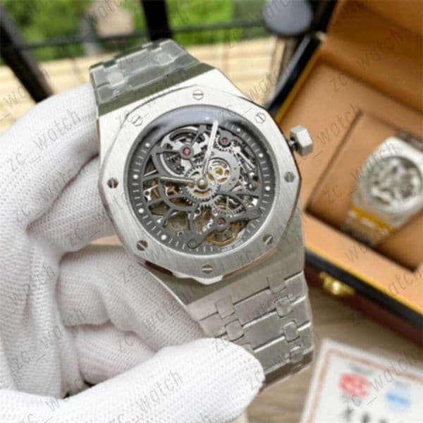 AAA Audemarely Watches Skeleton Designer Men's Watches Premium Quality Luminous Chronograph Ladies' Watches Luxury Couple Watches With Box 405