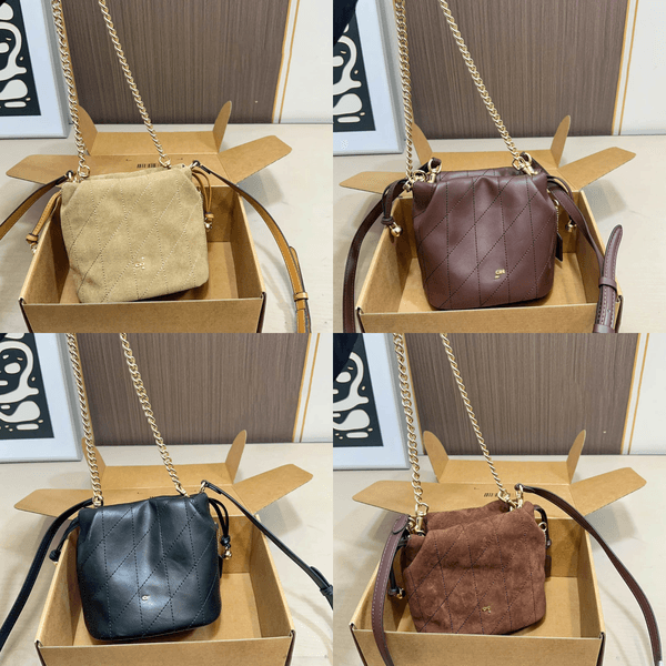 Designer bags Evening Bags Faye Elegant Shoulder bag Chain-Strap Shoulder Bag Dual-Use Quilted Drawstring Bucket Bag Shopping Trips women's bag mini bag