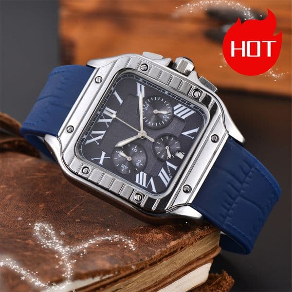2026 Luxury designer mens womens SANTOSity watches quartz Automatic mechanical watch stainless steel strap luminous gifts Wristwatches montre #458