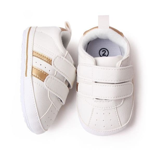 Boys Infant Toddler PU Leather Casual Shoes Soft Sole Newborn Baby First Walkers Sports Sneakers