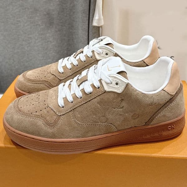 Stadium Sneaker 1ACUIJ designer tilted series sneakers womens casual shoes high quality suede fabric soft comfortable leather lining platform lace up sports shoes