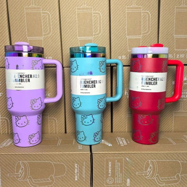 40oz stainless steel vacuum insulated cup with large capacity and handle roller for office and home use, insulated coffee cup, insulated gift cup