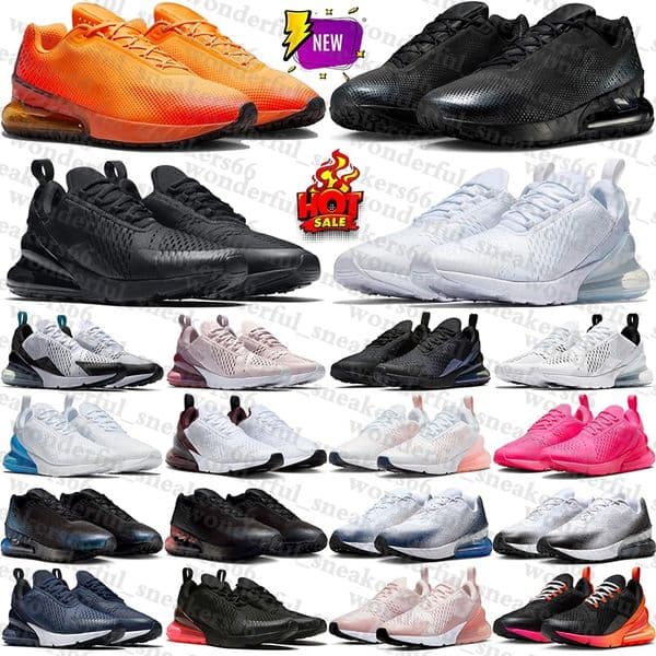 free shipping Designer 270 270s sneakers Running Shoes trainers for mens womens chaussure black white Outdoor men women Sports runners