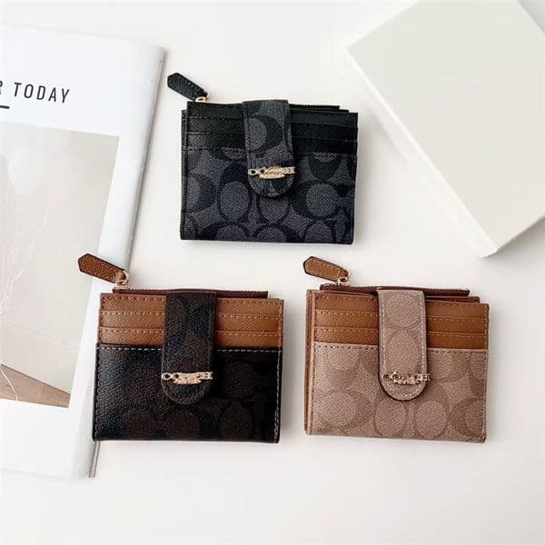 Fashionable Card Holder wallet designer bag luxury coin purse bag Wallet Womens mens mini zippy high-end exquisite mini compact multifunctional wallet with box