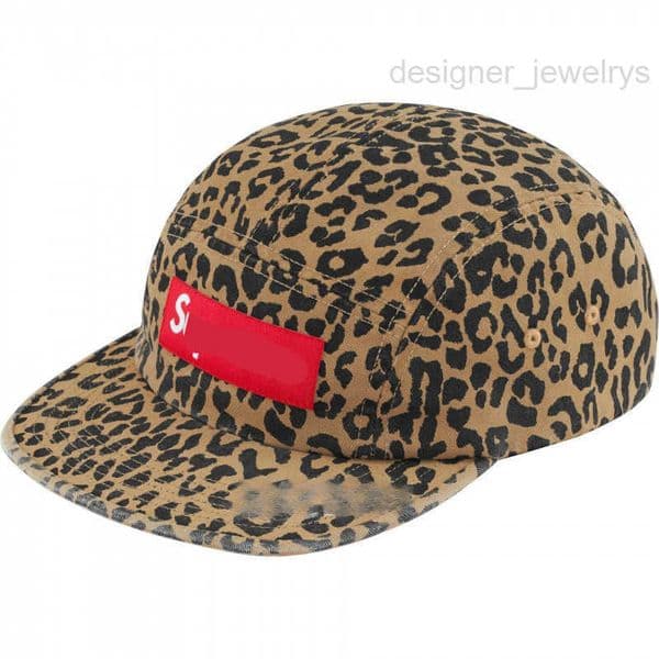 Ball Caps leopard print baseball cap with tannin leather buckle denim casual hat trend J250109