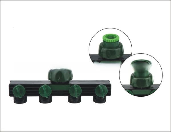 Manufacturer Sales Four-Way Faucet Connector/Diversion/With Switch Four-Way/Control Valve Multi-Purpose Split Connector