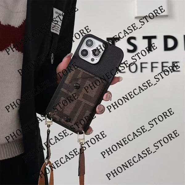 Designer iPhone Phone Case 17 16 Pro Max Crossbody Card Wallet Purse 19 18 17pro 16pro 15pro 14pro 15 14 13 Samsung S23 S24 S25 S26 S27 S28 S29 Plus Ultra with Box DM630