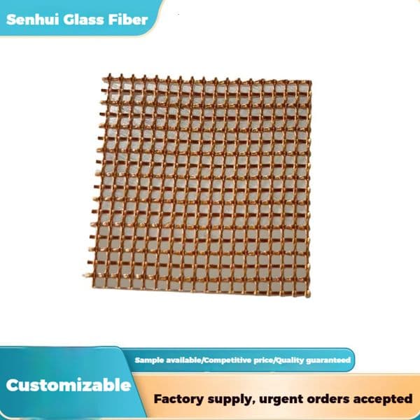 Temperature Resistant Casting Square Slag Avoidance Residue High Silicon Oxide Copper Steel Iron Water Filter Net Piece