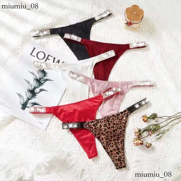 Women's Lingerie Lace Underwears Woman Designer Beach Wear Thong Fashion Letters Belt Underwear Silk Female G-strings T-back Sport Panties