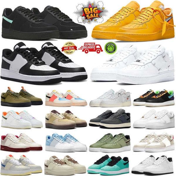 With Designer Casual Shoes One Sneakers Skate Runner Triple White Black Wheat Ones High Low Cut Trainers Original Skateboard Outdoor Sports size 3645