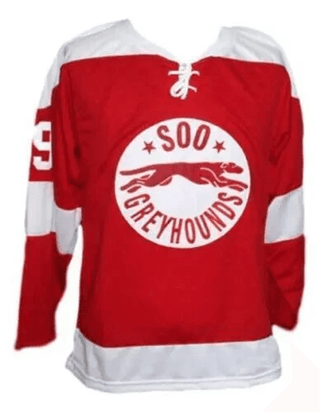 Retro Gretzky #99 Soo Greyhounds Hockey Jerseys Custom Sewn Name&Number