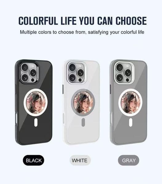NFC passive color ink screen phone case Personalized DIY smart color screen mobile phone case with magnetic suction suitable for iPhone13~16promax series