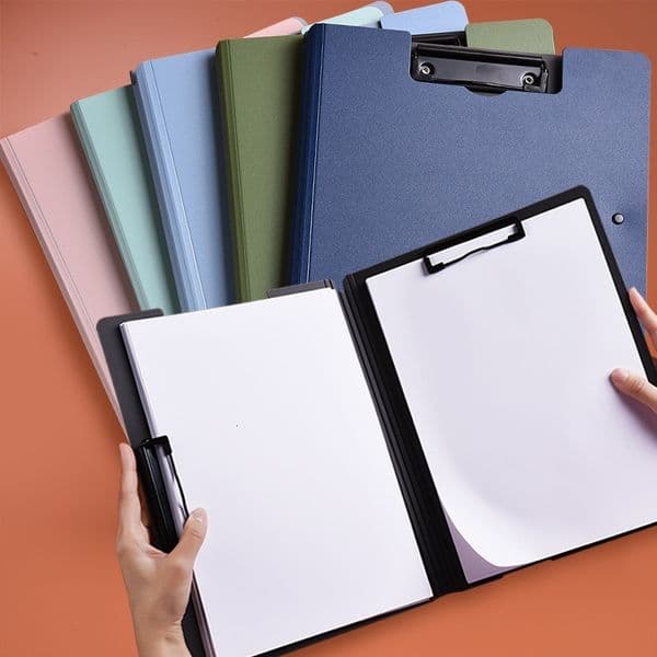 Wholesale A4 Single Double Clip Folder, Multi Purpose Document Organizer for Exams Menus Office Contracts Meetings, Waterproof Clipboard with Strong Clamping Force