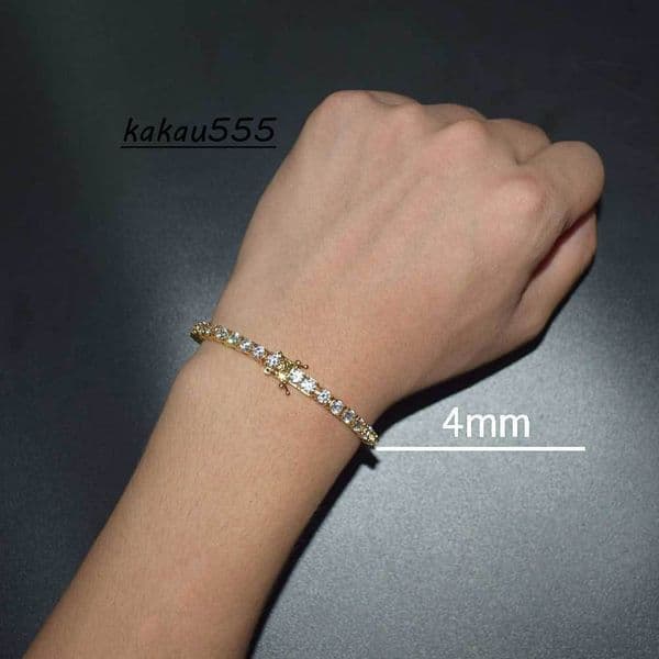 Fine Jewelry for Ladies 5mm Iced Out VVS Moissanite Diamond Tennis Chain Bracelet Customized Wholesale Prices