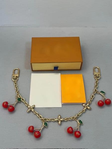 20 color options for 2025 high-end Murakami Takashi collaboration cherry series hanging chain pendant keychain