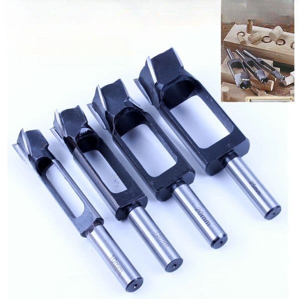 Allsome Drillpro 8/10/12/15mm Tenon Dowel And Plug Drill 13mm Shank Tenon Maker Tapered Woodworking Cutter