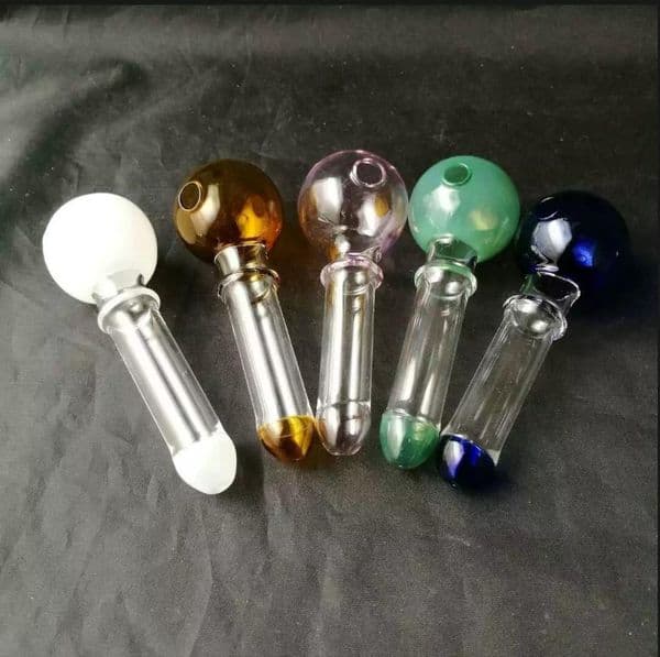 Short straight pot Bongs Oil Burner Pipes Water Pipes Glass Pipe Oil Rigs Smoking Free Shippin