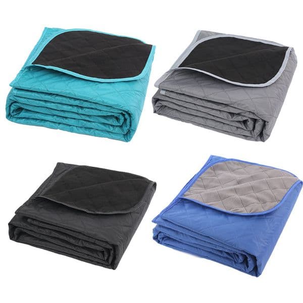 Polar Fleece Blanket Outdoor Waterproof Lightweight Picnic Camping Double Layer Moisture-Proof Mat Compression Portable Indoor