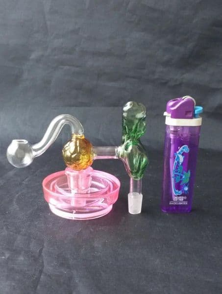 Smoking Pipes Beauty football cooker Wholesale Glass Bongs Accessories, Glass