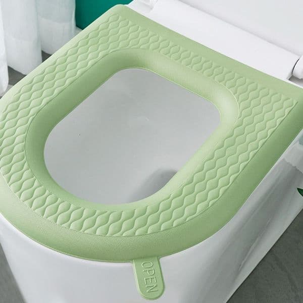 Household Waterproof Silicone Toilet Seat Pad Toilet Cover Bathroom Accessories Toilet Seat Cushion